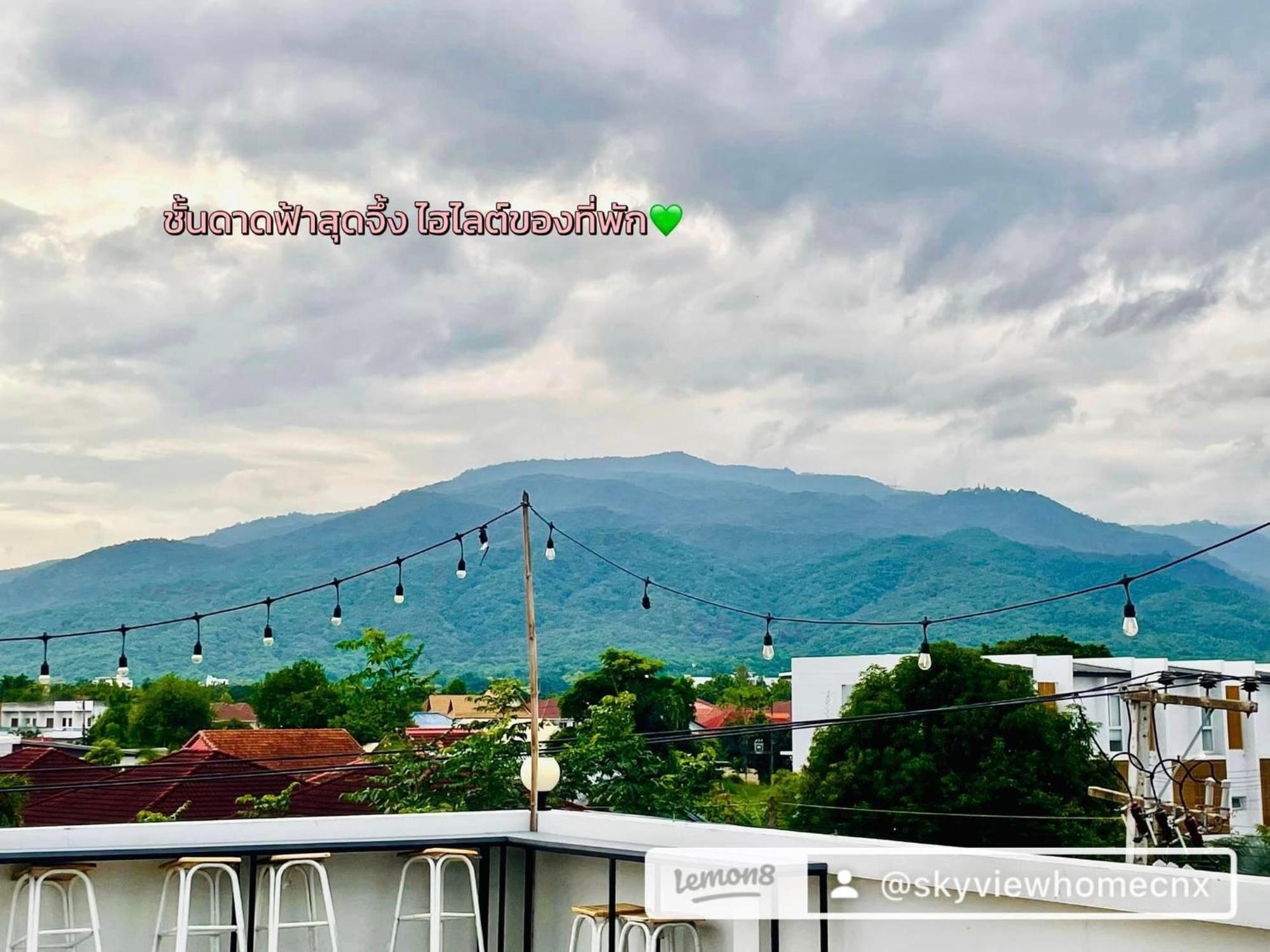 Sky View Home And Hostel Chiangmai Chiang Mai Exteriör bild